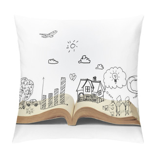 Personality  Open Book Pillow Covers