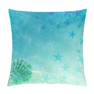 Personality  Marine Background Pillow Covers
