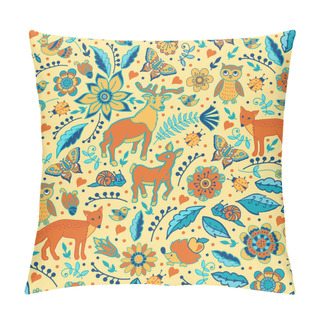 Personality  Pattern With Wild Animals Pillow Covers