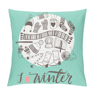 Personality  Winter Fashion, Clothing Comopsition Pillow Covers