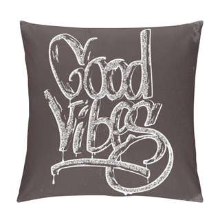 Personality  Hand Drawn Calligraphy Lettering Inspirational Quotes Good Vibes Pillow Covers