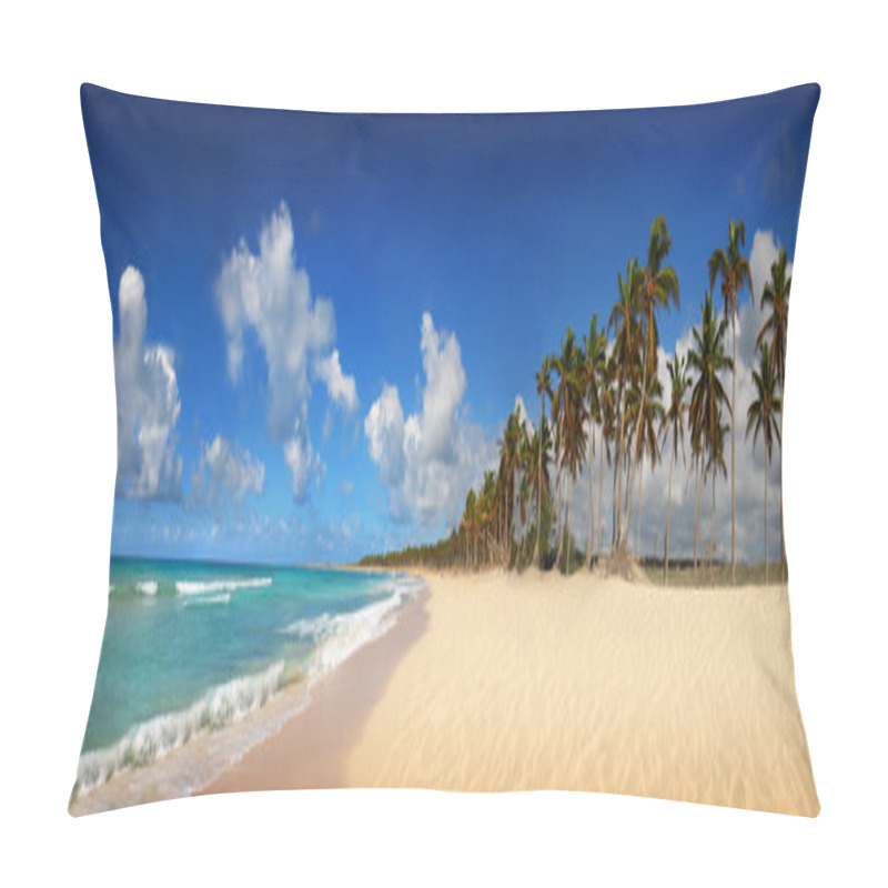 Personality  Tropical exotic beach, Punta cana pillow covers