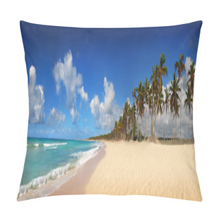 Personality  Tropical Exotic Beach, Punta Cana Pillow Covers