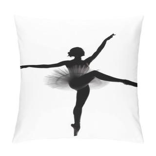 Personality  Beautiful Shadow Silhouette Of Ballerina 7 Pillow Covers