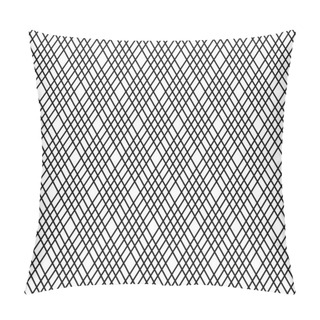 Personality  Seamless Geometric Diamonds Grid Lattice Pattern. Vector Art. Pillow Covers