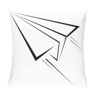 Personality  Paper Plane Symbol Pillow Covers