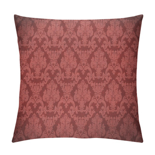 Personality  Damask Background. Old Wall. Glamour And Fashion. Empty Space Fo Pillow Covers