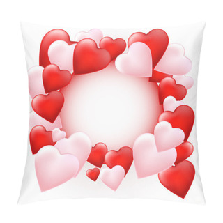 Personality  Valentines Heart Background Pillow Covers