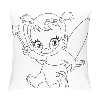 Personality  Outlined Baby Fairy Pillow Covers