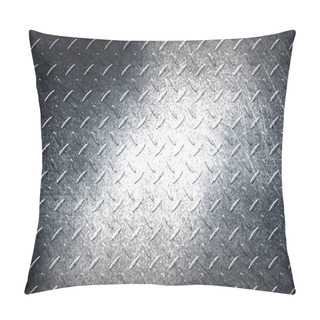 Personality  Grunge Metal Background. Pillow Covers