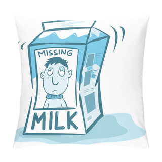 Personality  Missing Man On Milk Pillow Covers