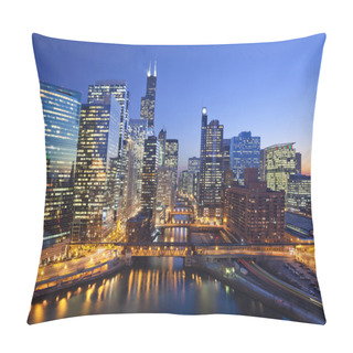 Personality  City Of Chicago Pillow Covers