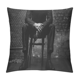 Personality  Imperious Classy Gentleman Looking Dangerous Pillow Covers
