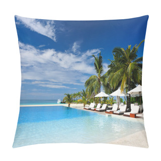 Personality  Luxury Tropical Swimming Pool Pillow Covers