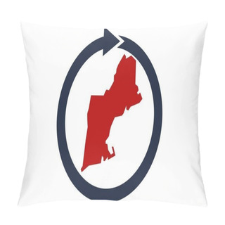 Personality  New England Traveling Pillow Covers