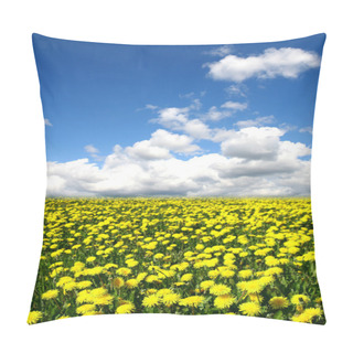 Personality  Dandelion Green Field Pillow Covers