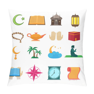 Personality  Islam Icons Set Pillow Covers