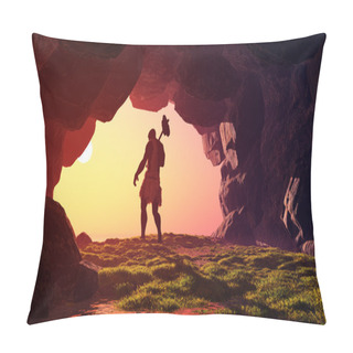 Personality  Primitive Man Pillow Covers