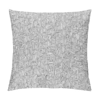 Personality  Abstract Hand Drawn Geometric Background.  Pillow Covers
