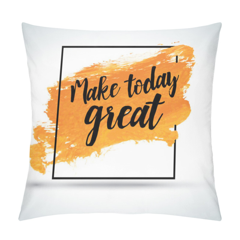 Personality  Modern inspirational watercolor quote  pillow covers