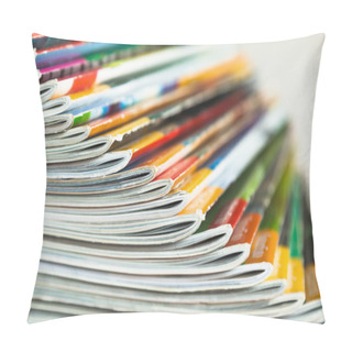 Personality  Stack Of Magazines Pillow Covers