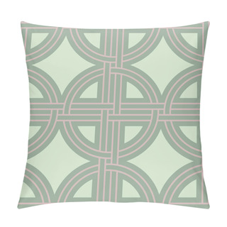 Personality  Olive Green Seamless Geometric Pattern For Wallpapers, Textile And Fabrics Pillow Covers