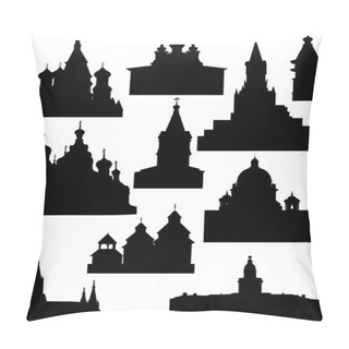 Personality  Charches And Towers Silhouettes Pillow Covers