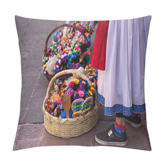 Personality  Mexican Handcraft And Folk Art Close Up Mexican Craftsman Artisan Concept, Ilustrative Pillow Covers