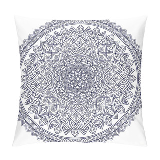 Personality  Figure Mandala For Coloring Pillow Covers