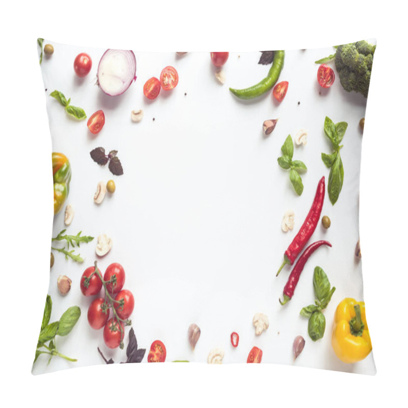 Personality  fresh vegetables and herbs pillow covers