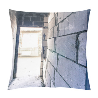 Personality  Corridor In Reconstructioned House Pillow Covers