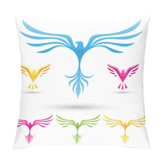 Personality  Vector Birds Icons Pillow Covers