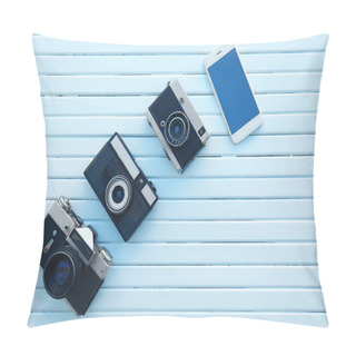 Personality  Camera Evolution Concept  Pillow Covers