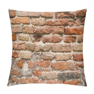 Personality  Orange Bricks Of Wall Pillow Covers