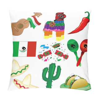 Personality  Mexican Party Pillow Covers