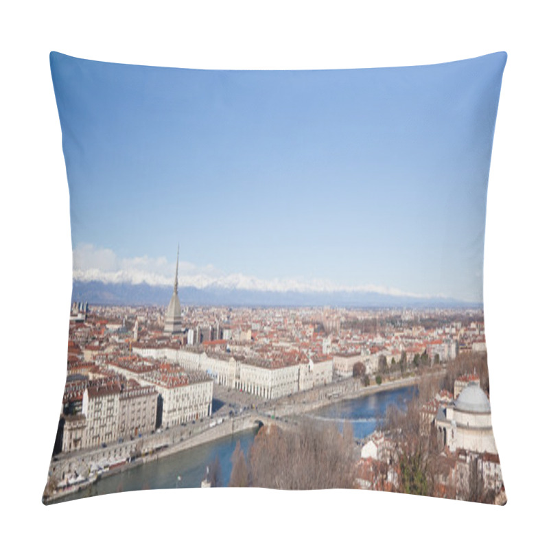 Personality  Turin Panoramic View Pillow Covers