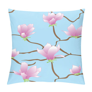 Personality  Sakura Background Seamless Pattern Pillow Covers