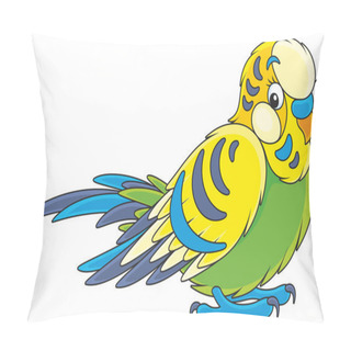 Personality  Little Green Budgerigar Pillow Covers