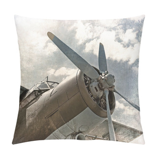 Personality  Old Aircraft Pillow Covers