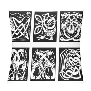 Personality  Celtic Animals Decorated Irish Ornament Pillow Covers