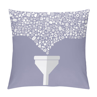 Personality  Creative Process, Big Data Filter Pillow Covers