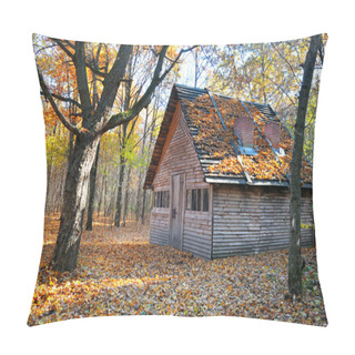 Personality  Shelter In The Beautiful Autumn Forest Pillow Covers