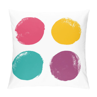 Personality  Beautiful Color Grunge Design Elements. Vector Illustration Pillow Covers