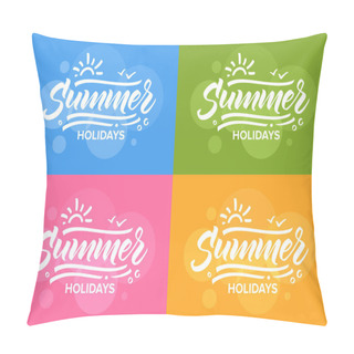Personality  Summer_holidays_cards Pillow Covers