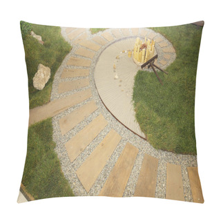 Personality  Spiral Zen Garden Pillow Covers