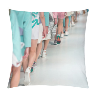 Personality  Fashion Show, A Catwalk Event Pillow Covers