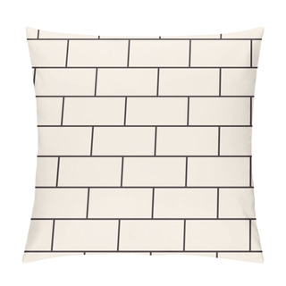 Personality  Bricks Stripped Geometric Seamless Pattern. Pillow Covers