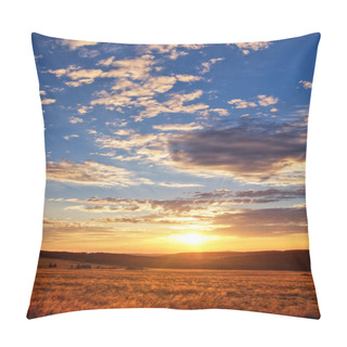 Personality  Sunset Over Mountain Meadow Pillow Covers