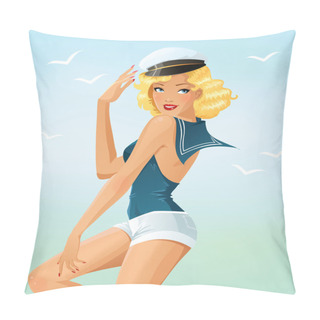Personality  Sexy Sailor Girl Pillow Covers