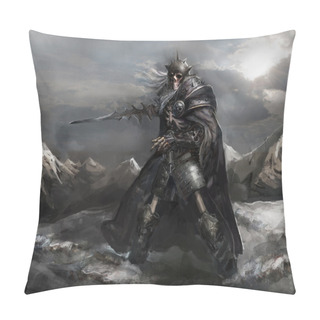 Personality  Skeleton Knight Pillow Covers